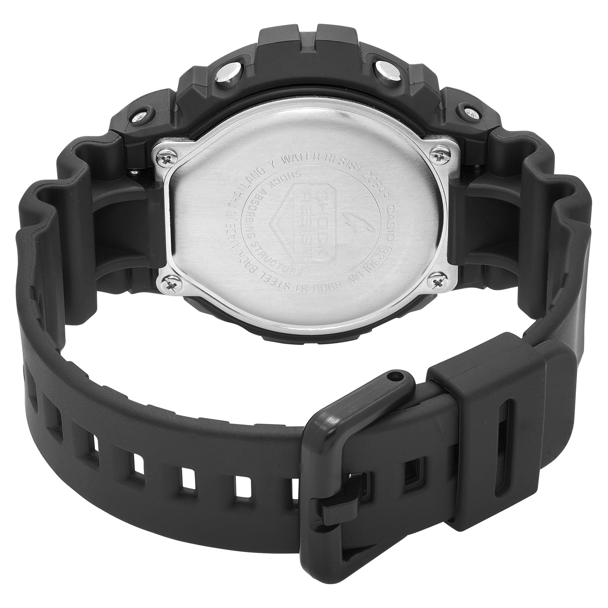 Casio G-Shock Digital Resin, Plastic Black Wristwatch DW6900-1V - Image 2