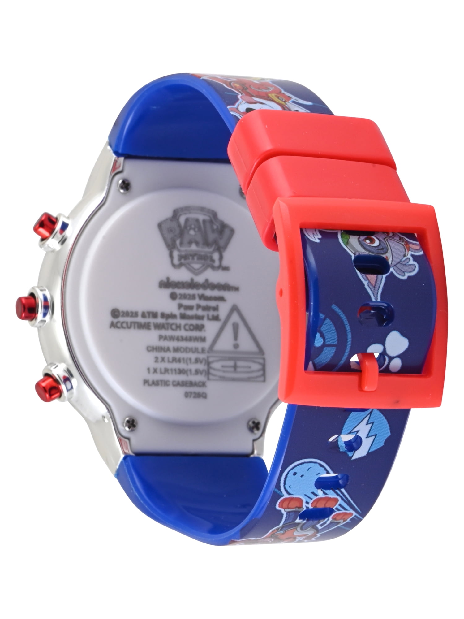 Nickelodeon Paw Patrol Unisex Child Blue Flashing Dial LCD Watch, PAW4348WM - Image 3