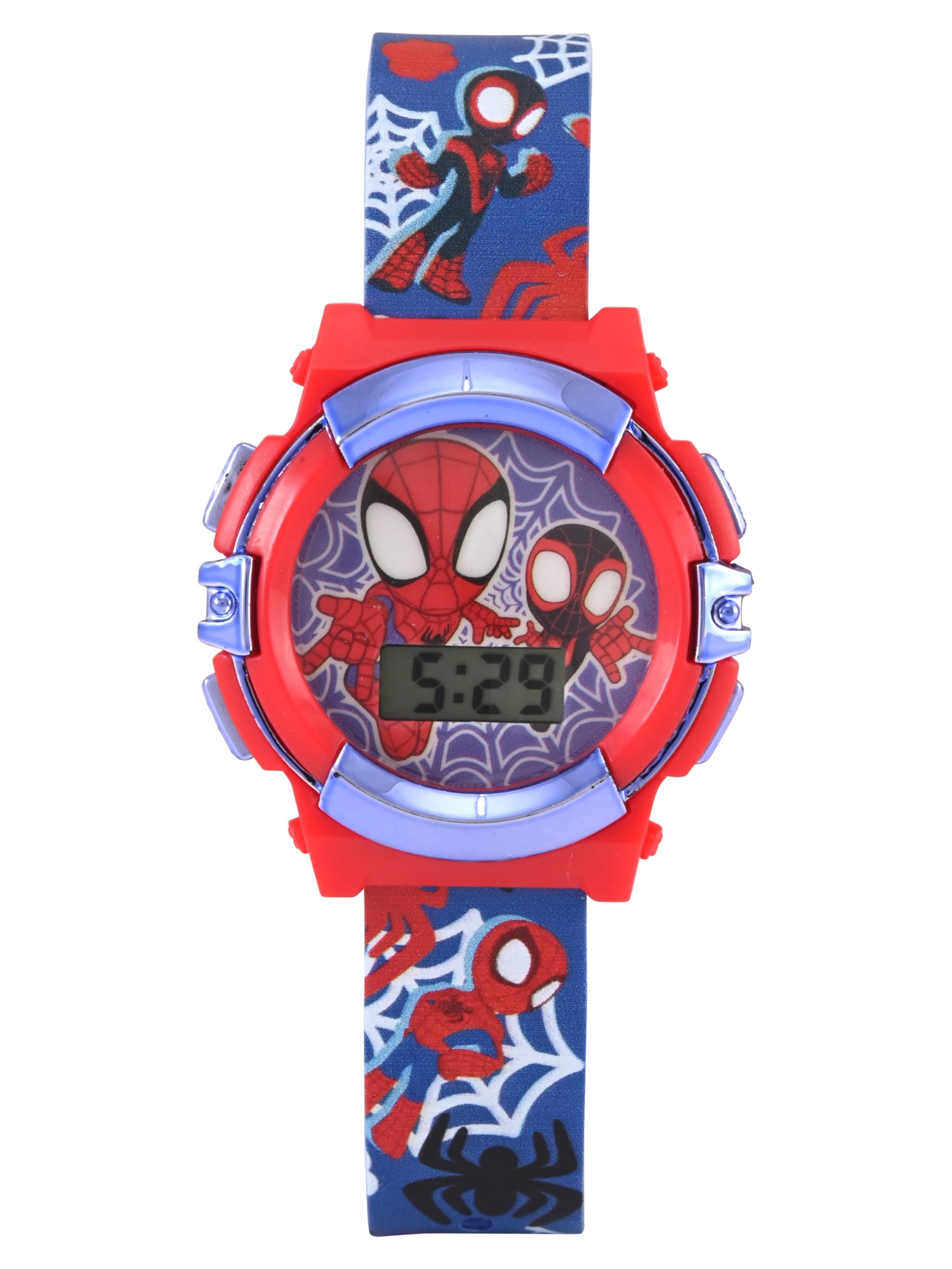 Marvel Spider-Man and Friends Unisex Child 2pc Red and Blue Watch and Flashlight Set, SPF40001WM - Image 3