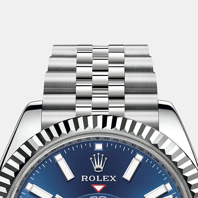 Rolex Sky-Dweller 42mm, Oystersteel and 18k White Gold, Ref# 326934-0004 1:1 - Image 6