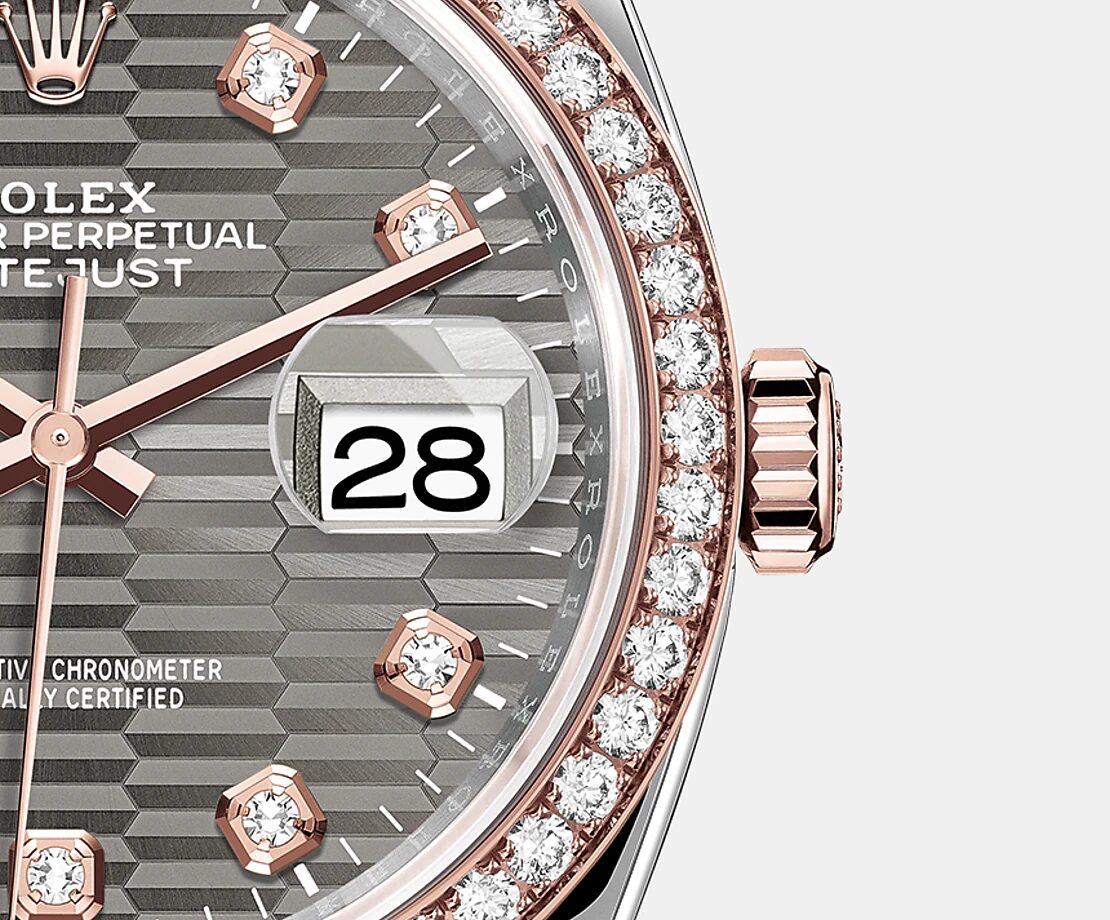 Rolex Datejust 36mm, Oystersteel and 18k Everose Gold, Ref# 126281rbr-0029 1:1 - Image 4