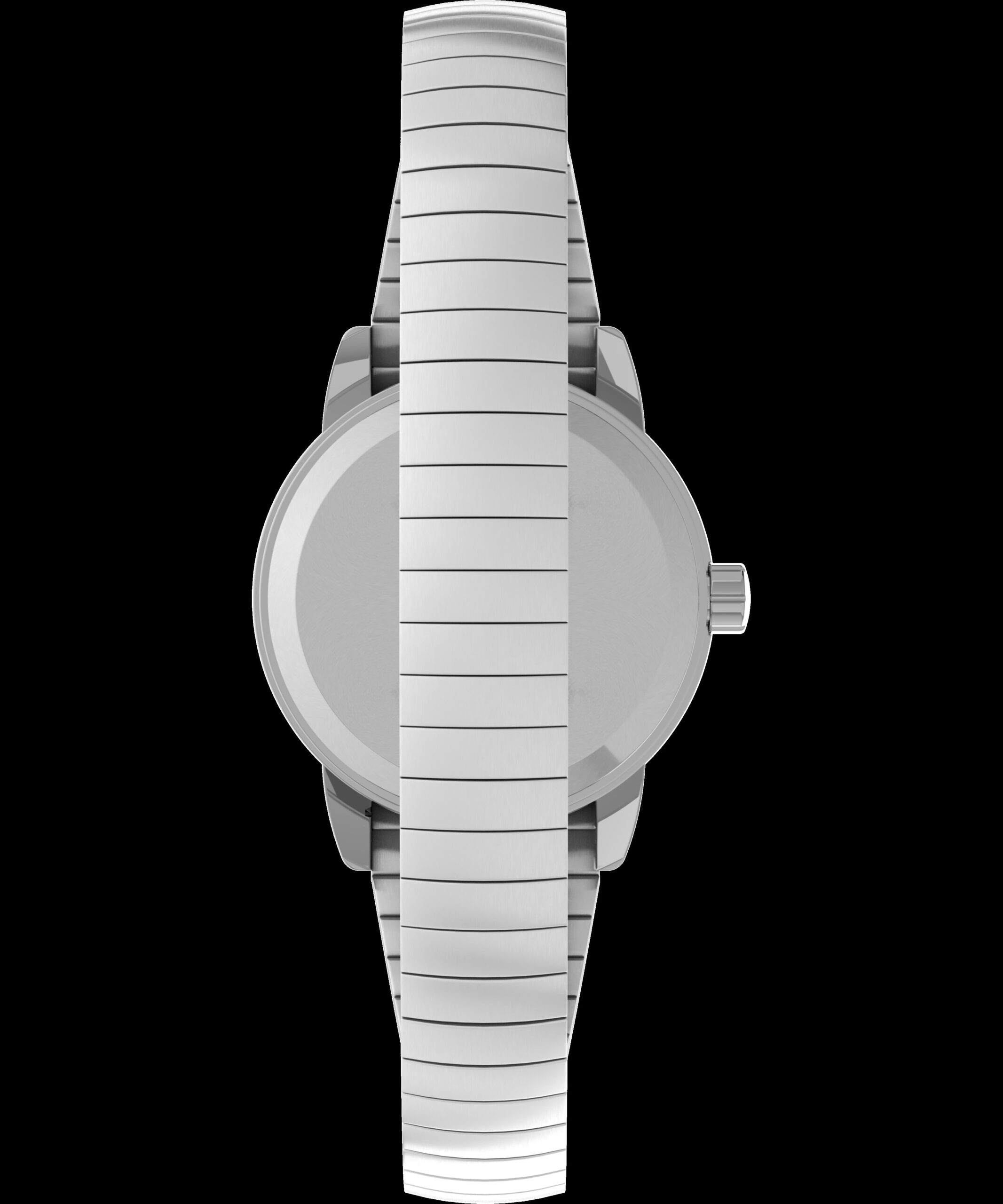 Indiglo by Timex Ladies' Adult Stainless Steel Expansion Band Wristwatch, Silver, T2H371WX - Image 3