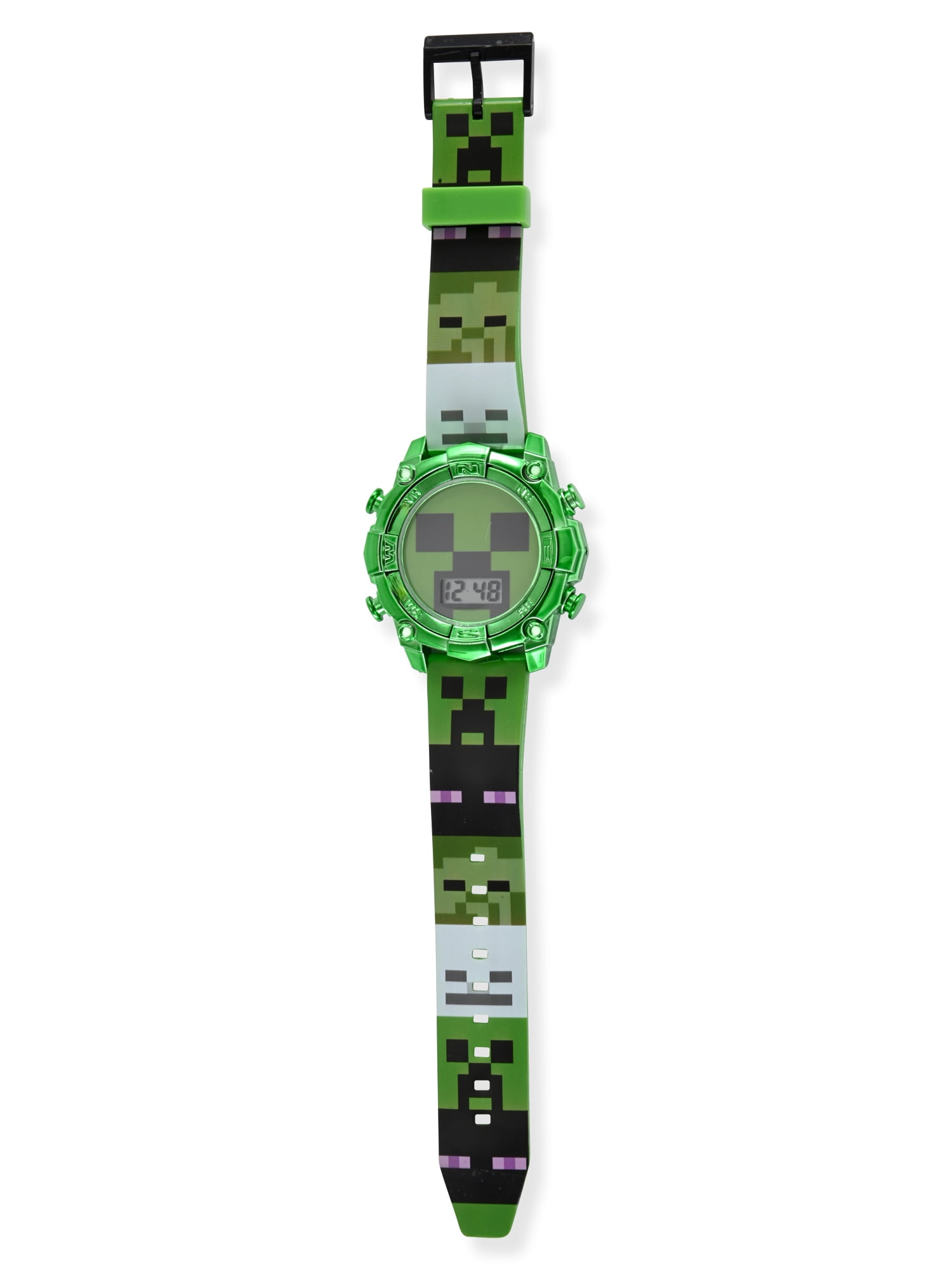 Minecraft Creeper Unisex Child Green LCD Watch, MIN4299WM - Image 4