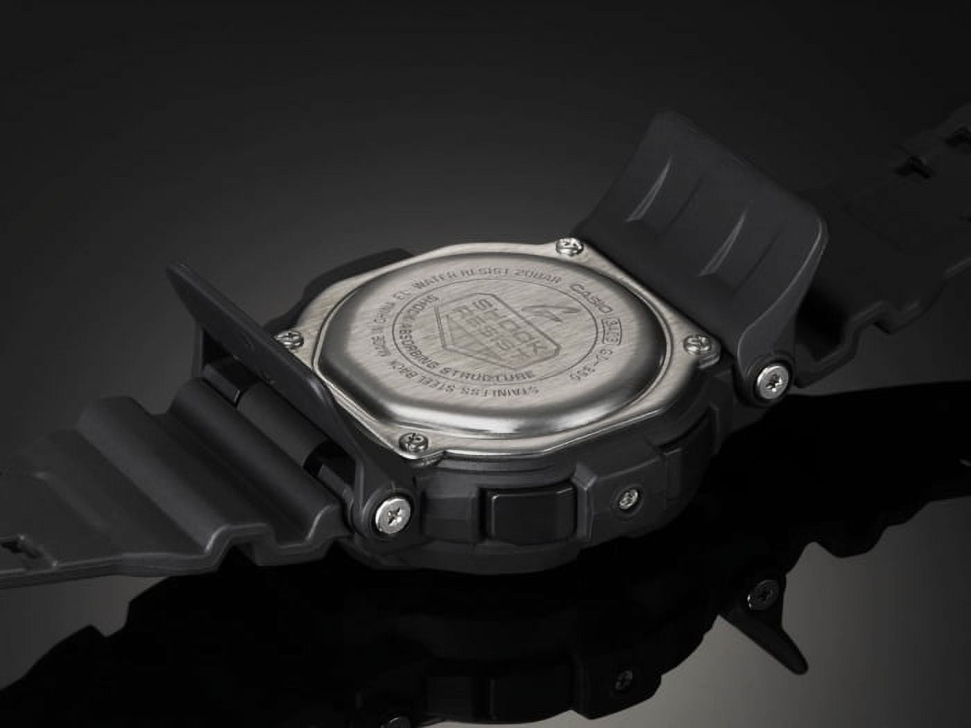 Casio Men's G-Shock Watch with Gray Resin Strap - Image 4