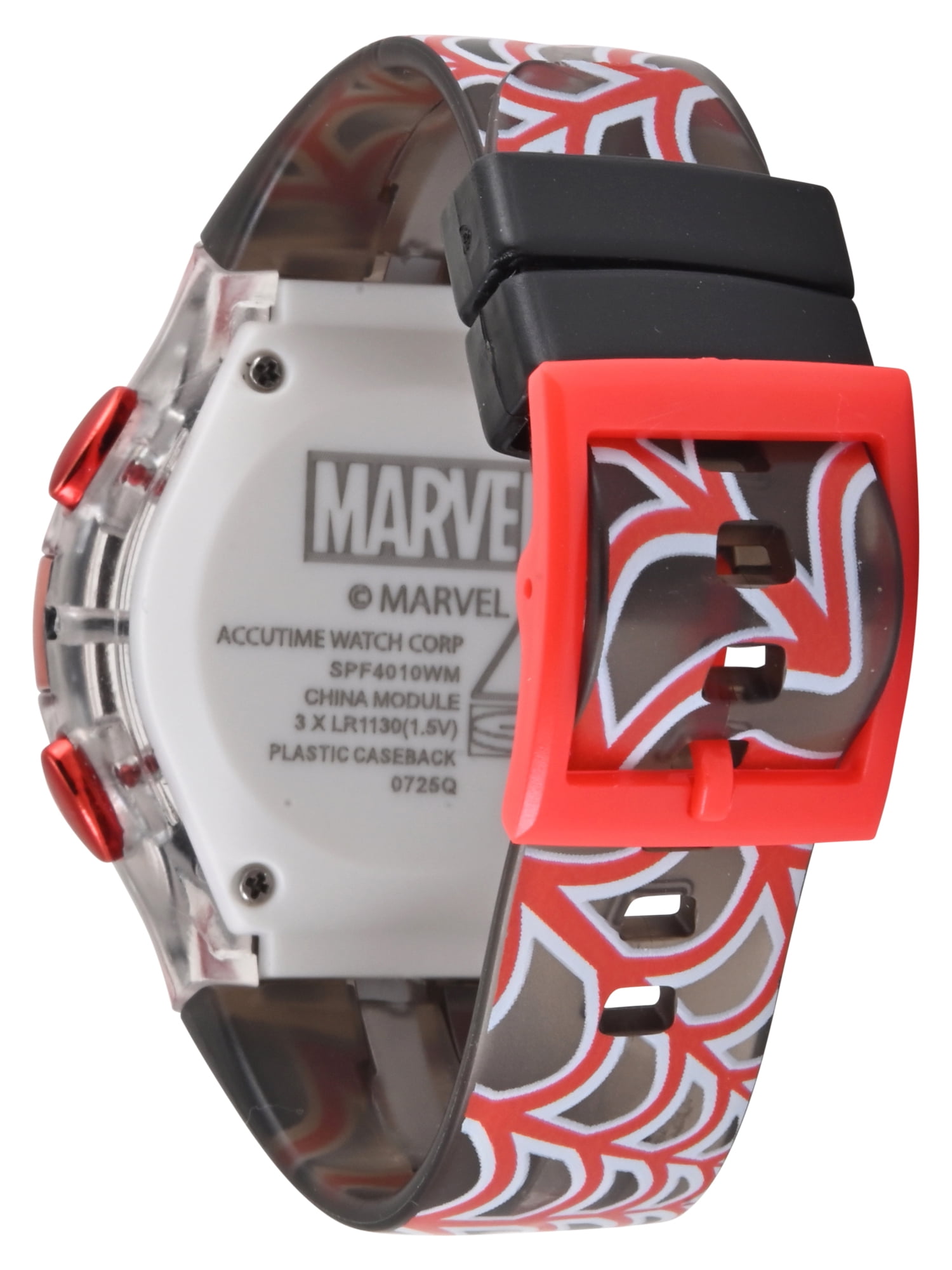 Marvel Spider-Man and Friends Unisex Child Black and Red LCD Watch, SPF4010WM - Image 3