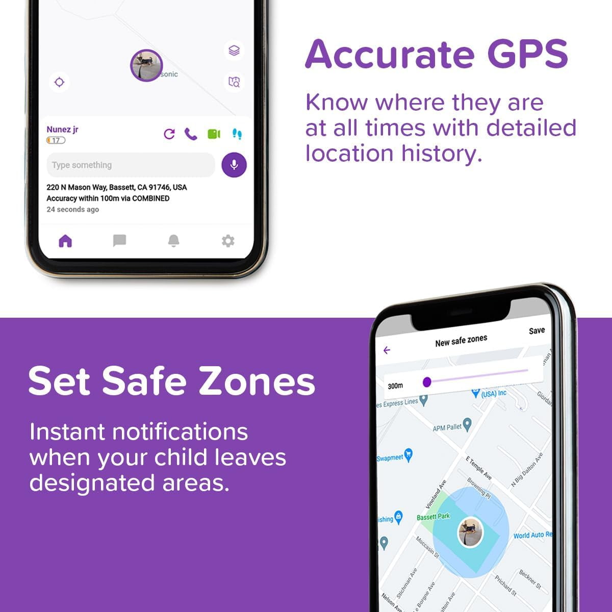 myFirst Fone R2 (Cotton Candy) - Kids Smartwatch Phone: GPS Safety, Video Call, SOS, eSIM, Care Call (Ages 5-12, North America) - Image 4