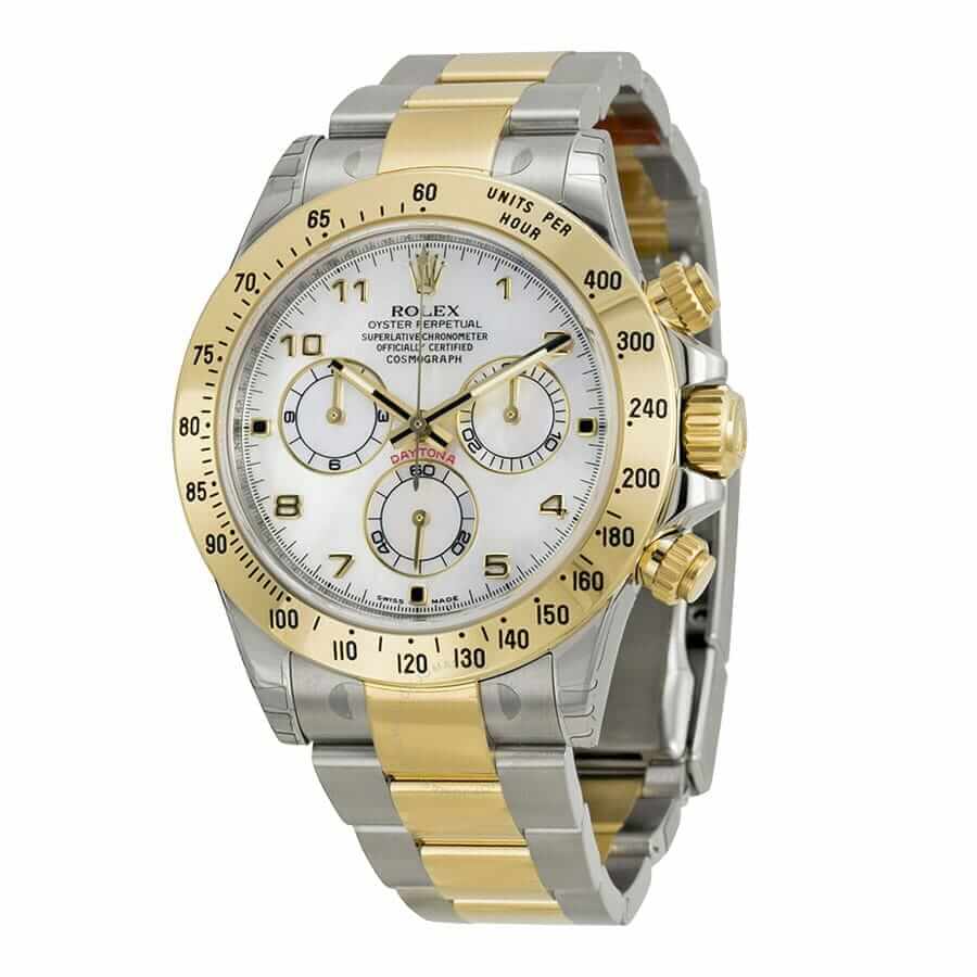 Rolex Daytona Two-Tone 116523 “White Dial” Authentic Super 1:1 - Image 2
