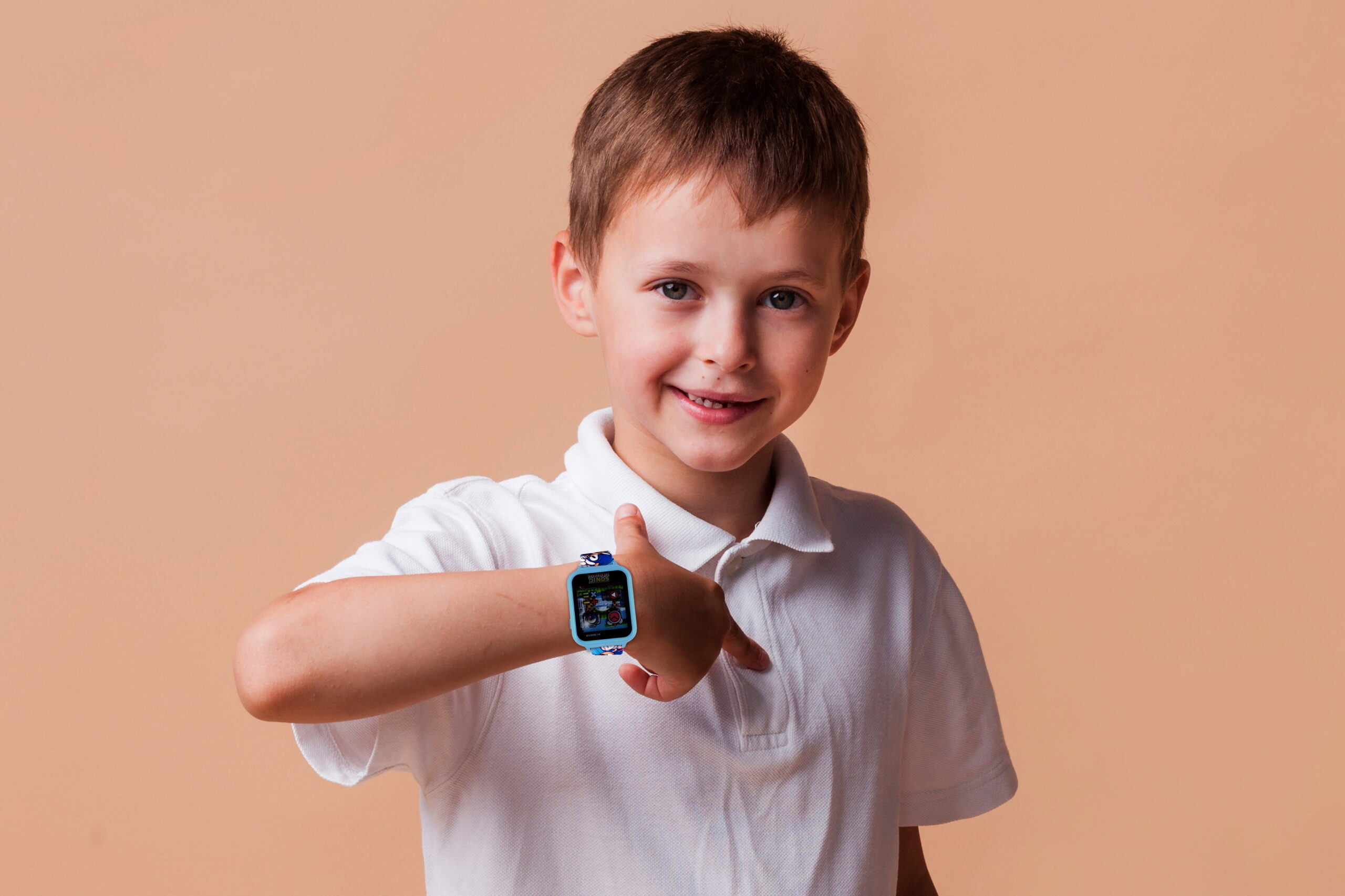 Sega Sonic The Hedgehog iTime Unisex Child Smart Watch with Silicone Strap and Blue Case 42mm - Image 4