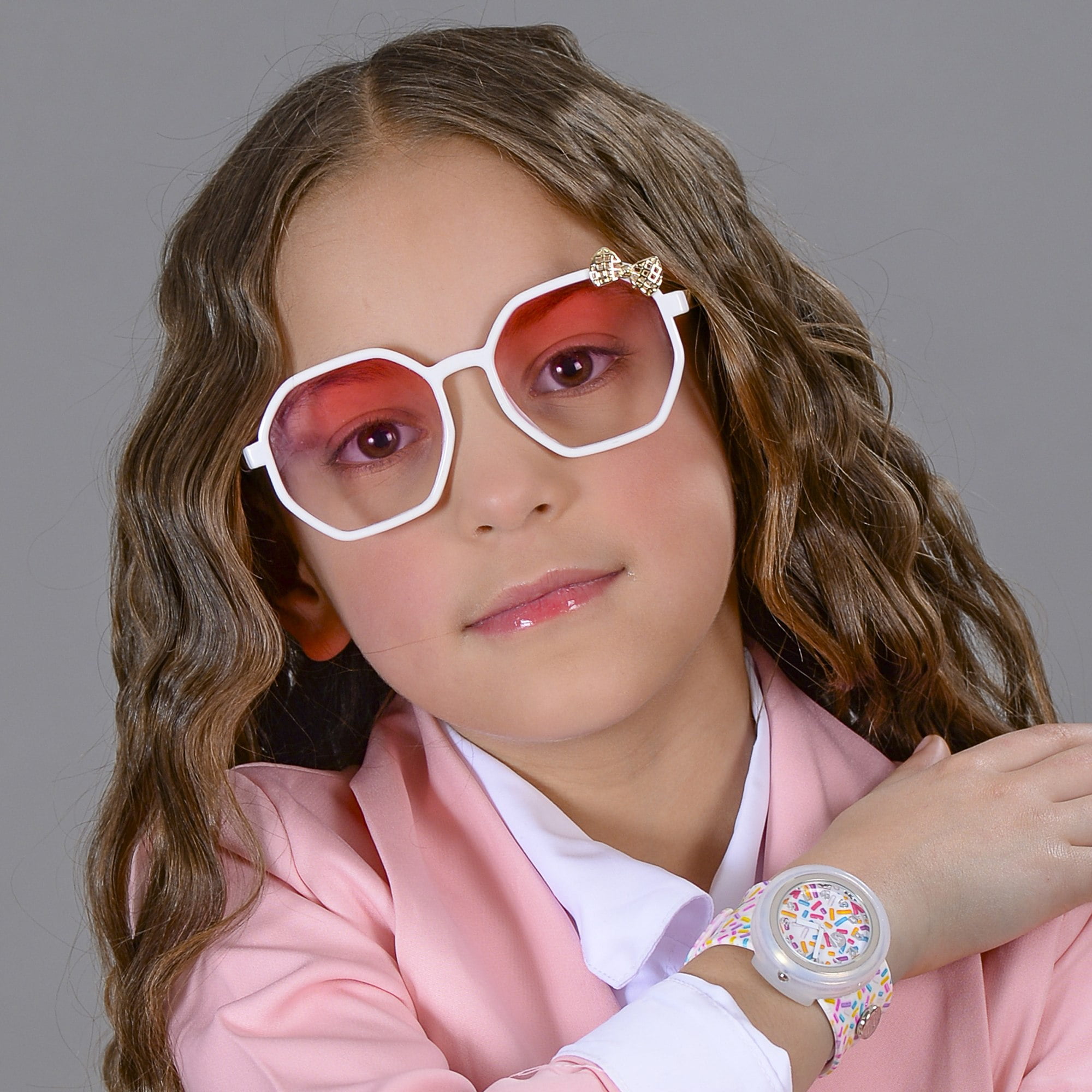 Watchitude: Slap Watch - Sprinkles - Kids Analog Watch, Water Resistance, 9" Silicone Slap Band, Interchangeable Face, Girls & Boys, Ages 5+ - Image 3