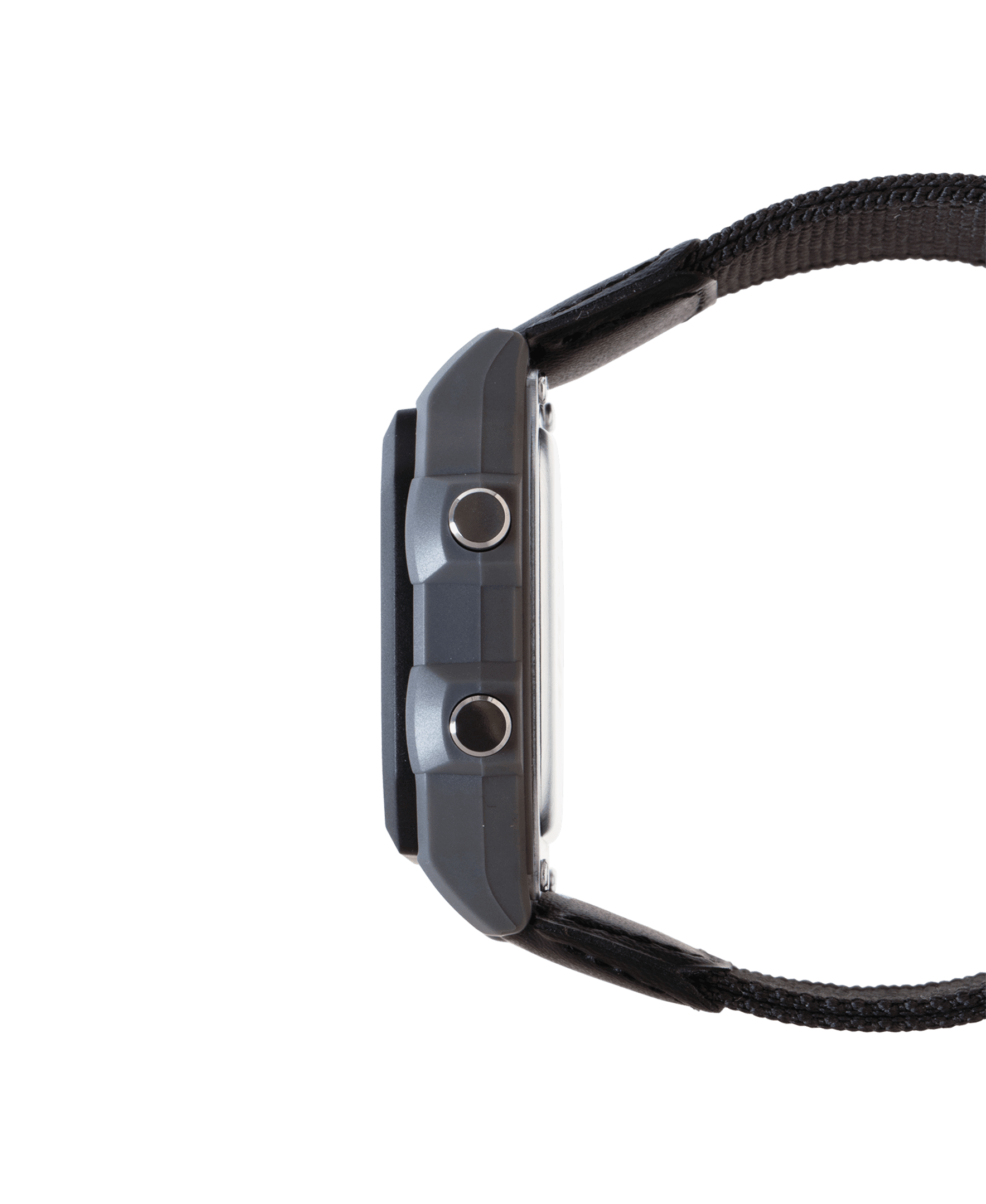 Casio Mens Digital Wristwatch Utility Collection 10-Year Battery Cloth Band Gray - Image 5