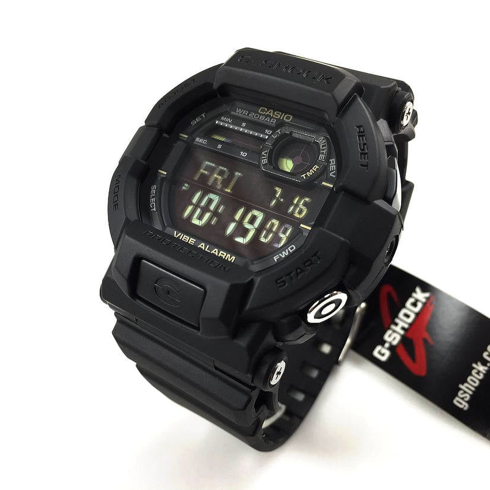 Casio Men's G-Shock Wristwatch with Black Resin Strap - GD350-1C - Image 3