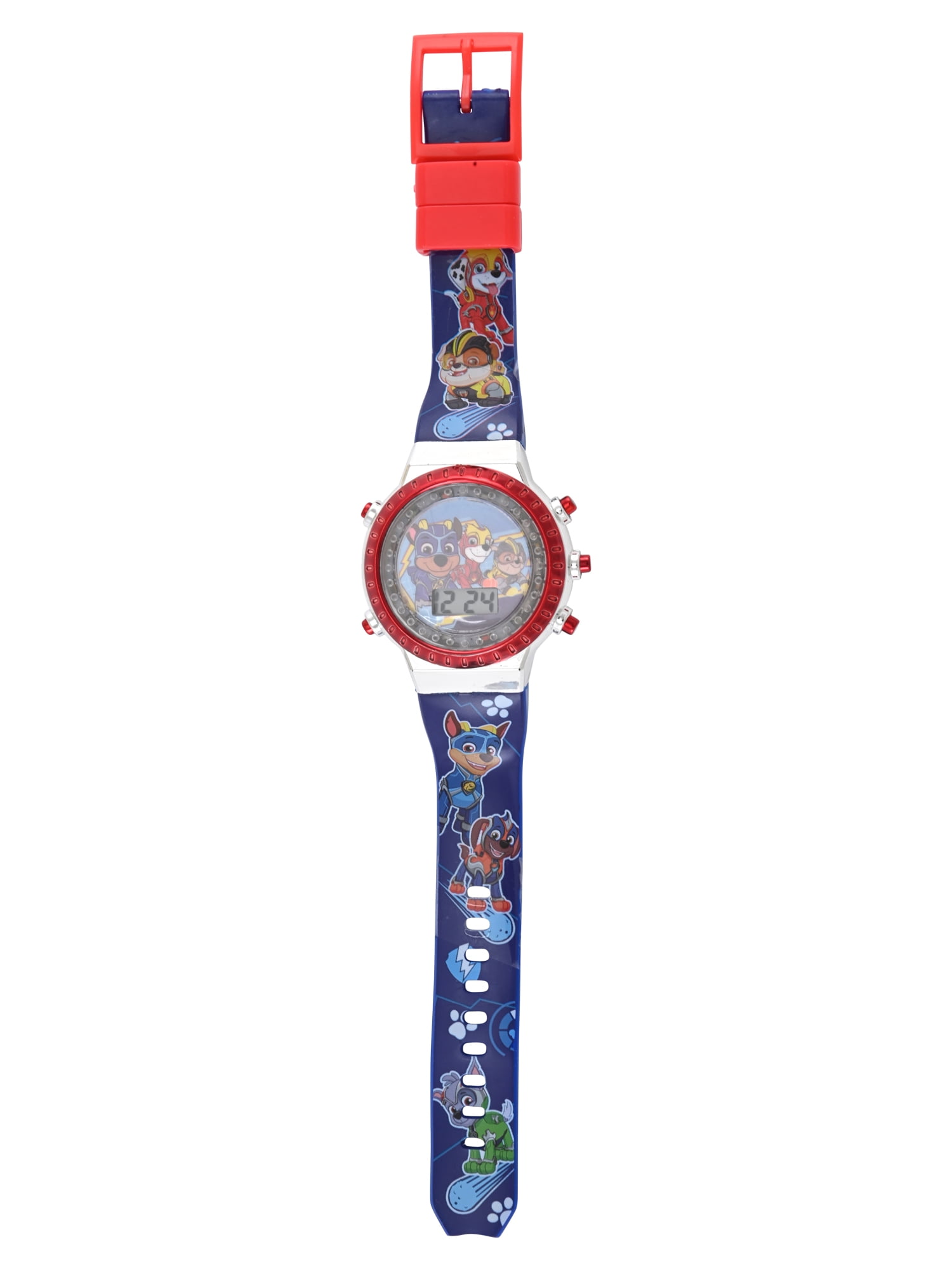 Nickelodeon Paw Patrol Unisex Child Blue Flashing Dial LCD Watch, PAW4348WM - Image 4