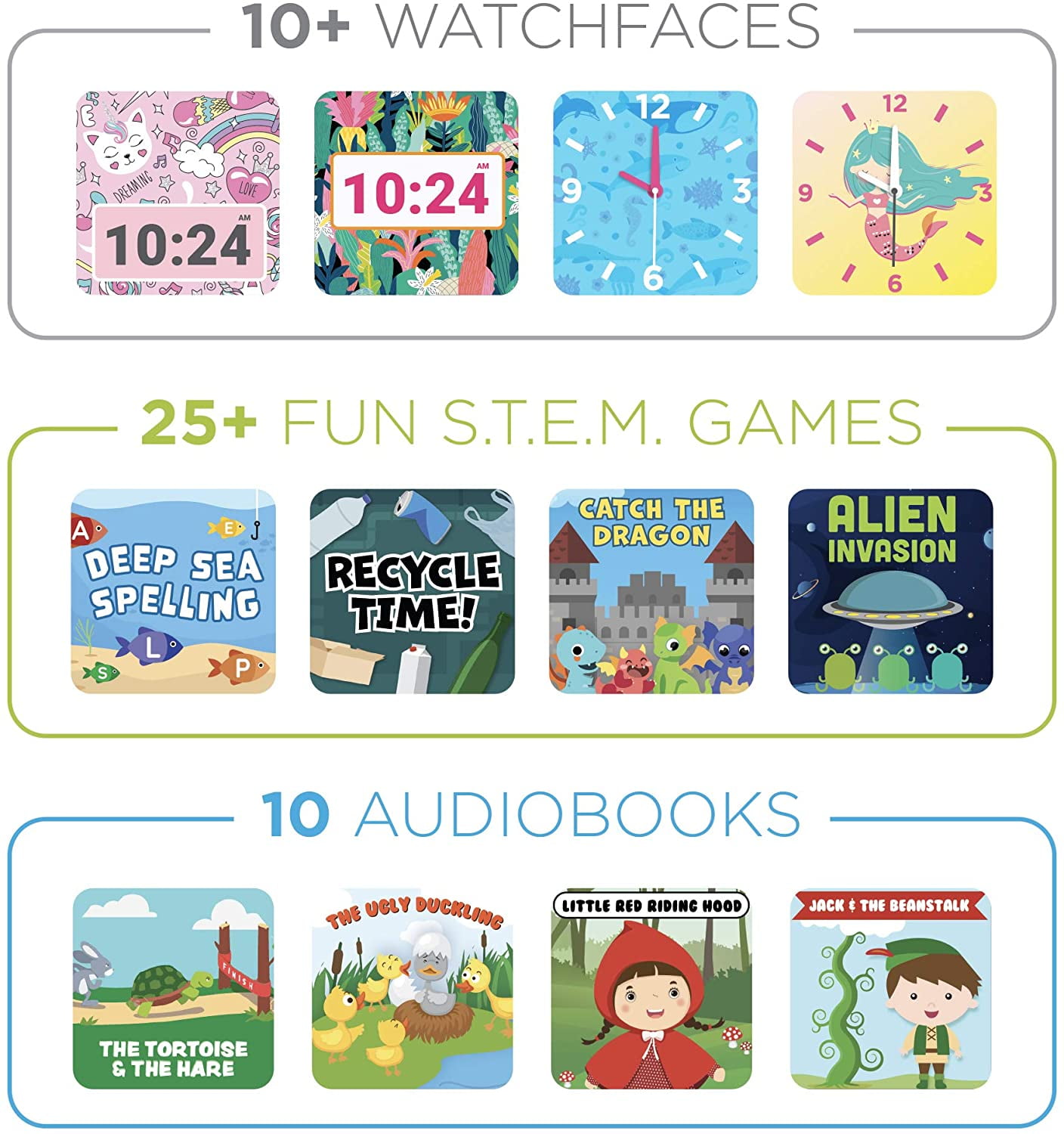 PlayZoom 2 Kids Girls Smartwatch - Purple Glitter - Image 6