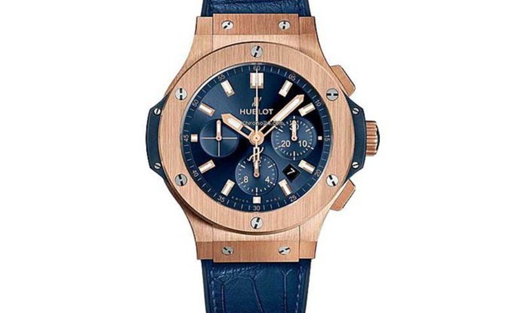 Hublot Big Bang Gold Blue 44mm, 18kt Rose Gold, Ref# 301.PX.7180.LR, Unworn 2025 1:1 - Image 2