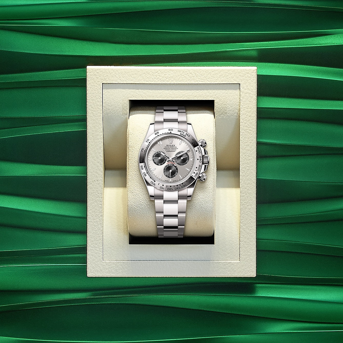 Rolex Cosmograph Daytona 40mm, 18k White Gold, Ref# 126509-0003 1:1 - Image 5