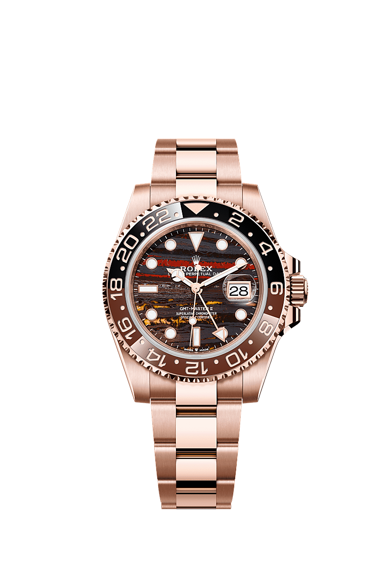 Unworn 2025, Rolex GMT-Master II, 18k Everose gold, 40mm, Ref# 126715chnr-0002, box & papers 1:1