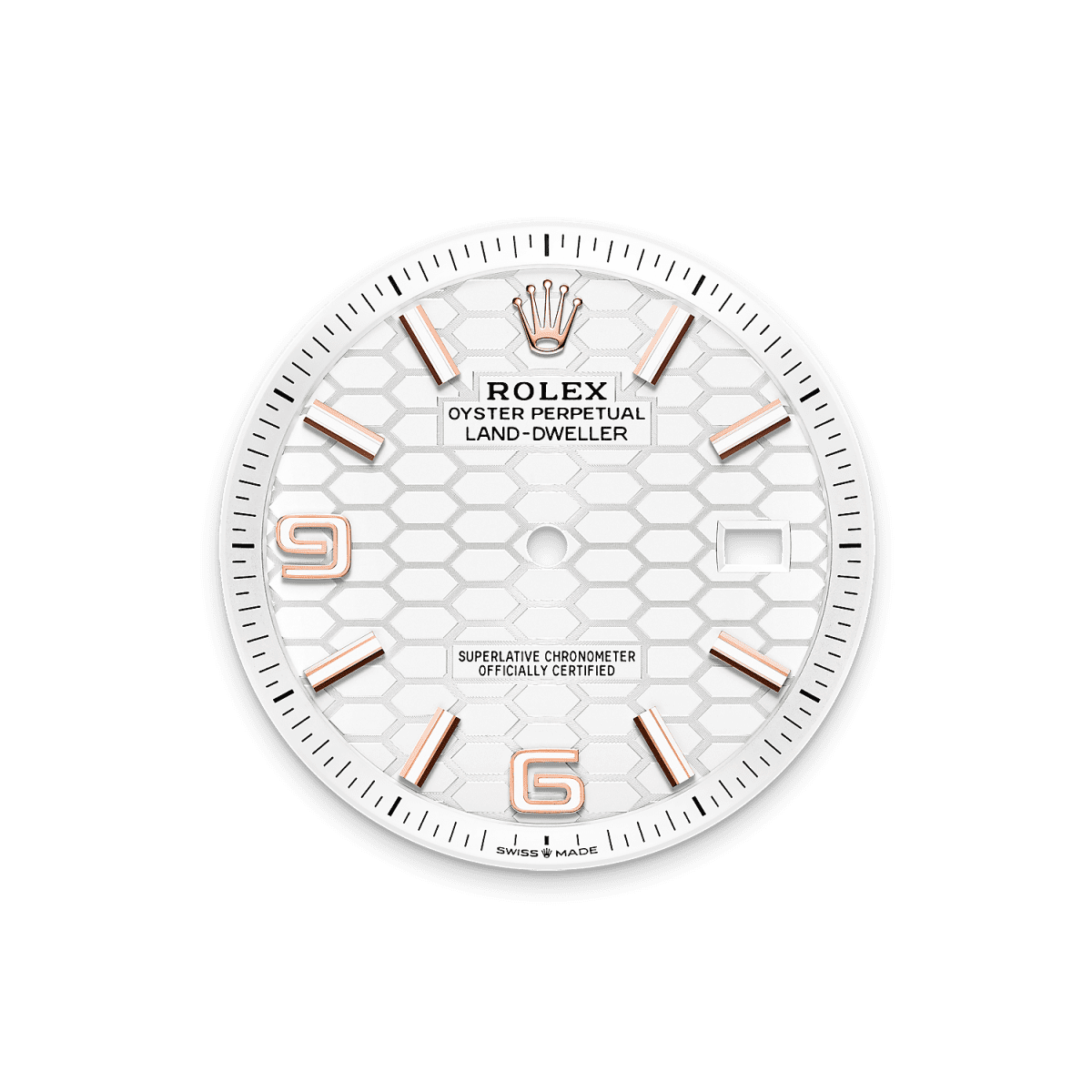 Unworn 2025, Rolex Land-Dweller 40, 18k Everose Gold, Intense white dial, Fluted Flat Jubilee, Ref# 127335-0001, box and papers 1:1 - Image 2