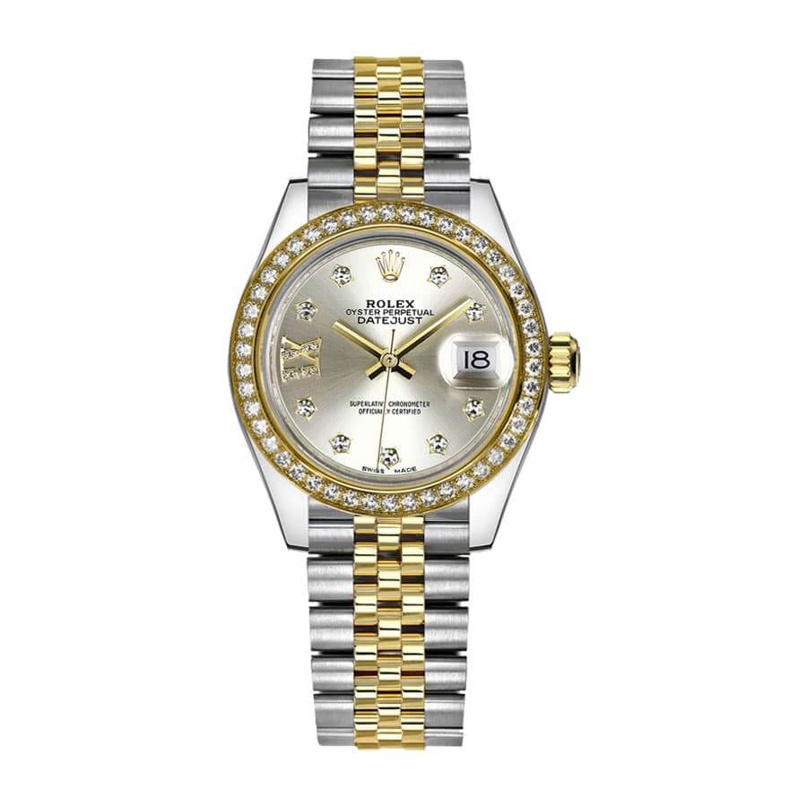 Rolex Lady-Datejust 279383RBR Champagne Diamond Master Quality 1:1