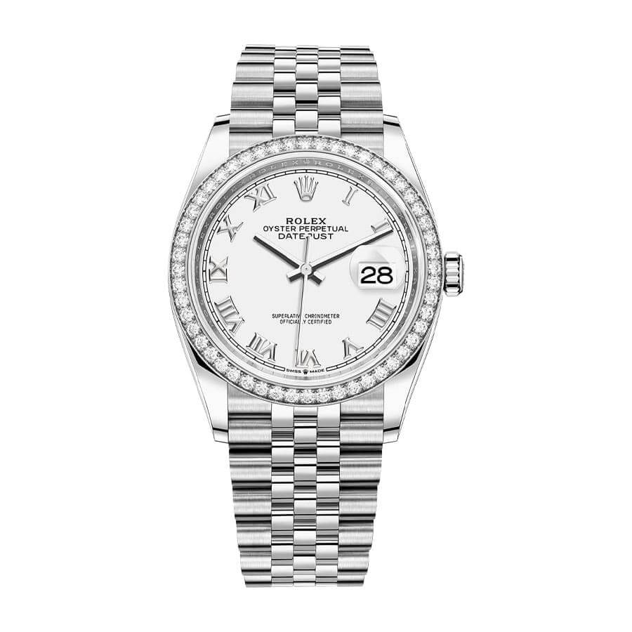 Rolex Datejust 126284RBR “White Roman Dial” Ultra Luxury 1:1