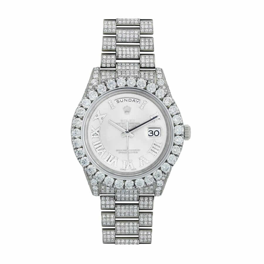 Rolex Day-Date II Diamond-Set Timepiece 218239 True 1:1