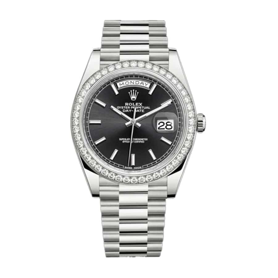 Rolex Day-Date 228238-0004 “Black Diamond Dial” Ultra Realistic 1:1