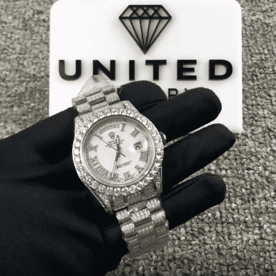 Rolex Day-Date II Diamond-Set Timepiece 218239 True 1:1 - Image 2