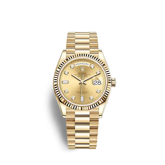 Rolex Day-Date 36 Yellow gold, Ref# 128238-0008 1:1