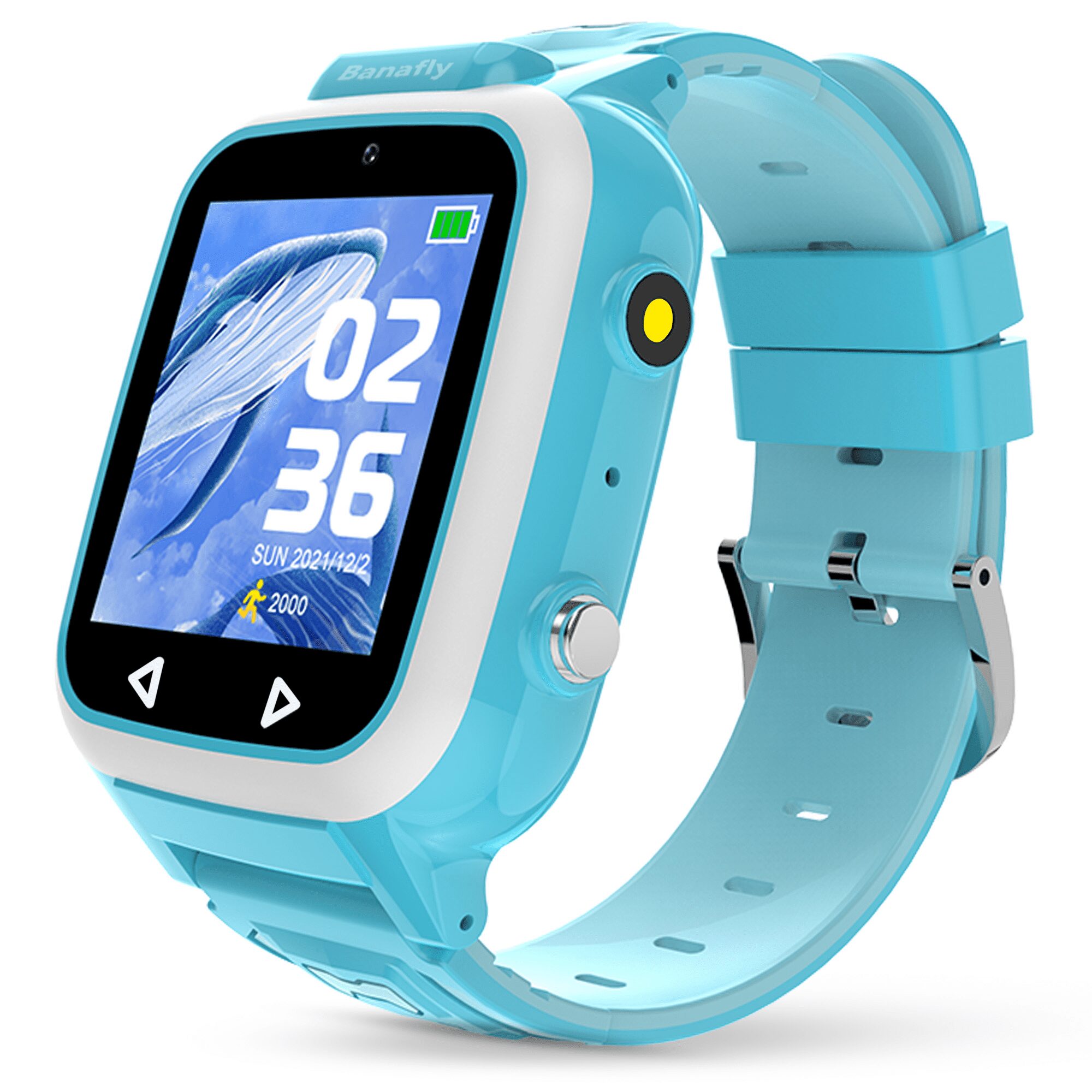 Banafly Toys Watch Smart Watch for Kids Boys Girls - Kids Toys for 3-10 Year Old, Toddler Watch with 25 Games Dual Camera Music Pedometer, Birthday Gifts for Boys 3 4 5 6 7 8 9 10 (Blue)