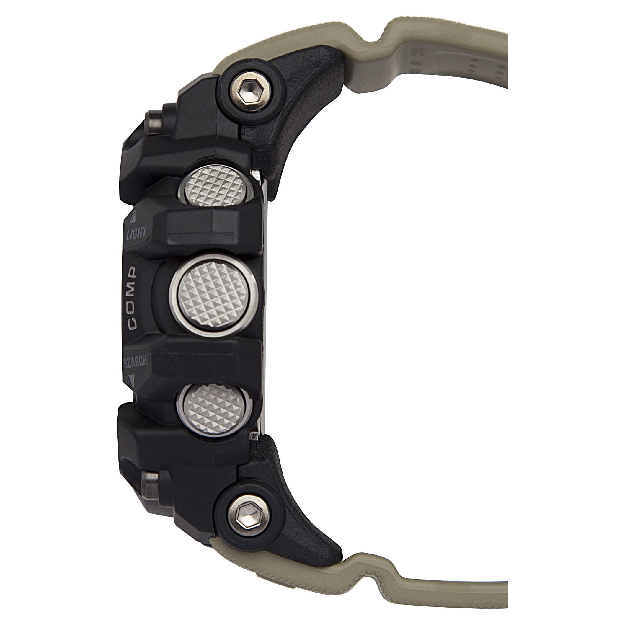 Casio G-Shock Black Dial Tan Resin Strap Mens Watch GG1000-1A5 - Image 3