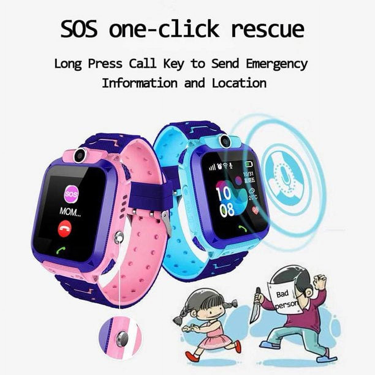 EASTIN AGPS Kids Smartwatch, Waterproof Smartwatch for Kids with Quick Dial, SOS Call, Camera Anti-Lost Calling Phone Watches, Birthday Gift Game Watch for Boys and Girls - Image 5