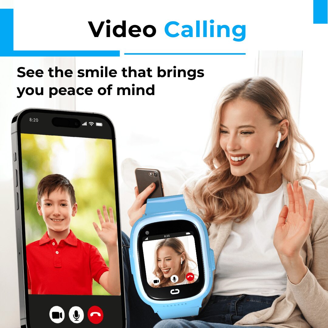 EmojiKidz Kids Smartwatch with GPS, Parental Controls, Calls & Texts, SOS, Smart Watch for Kids, Blocked Unknown Callers, (Blue) - Image 5
