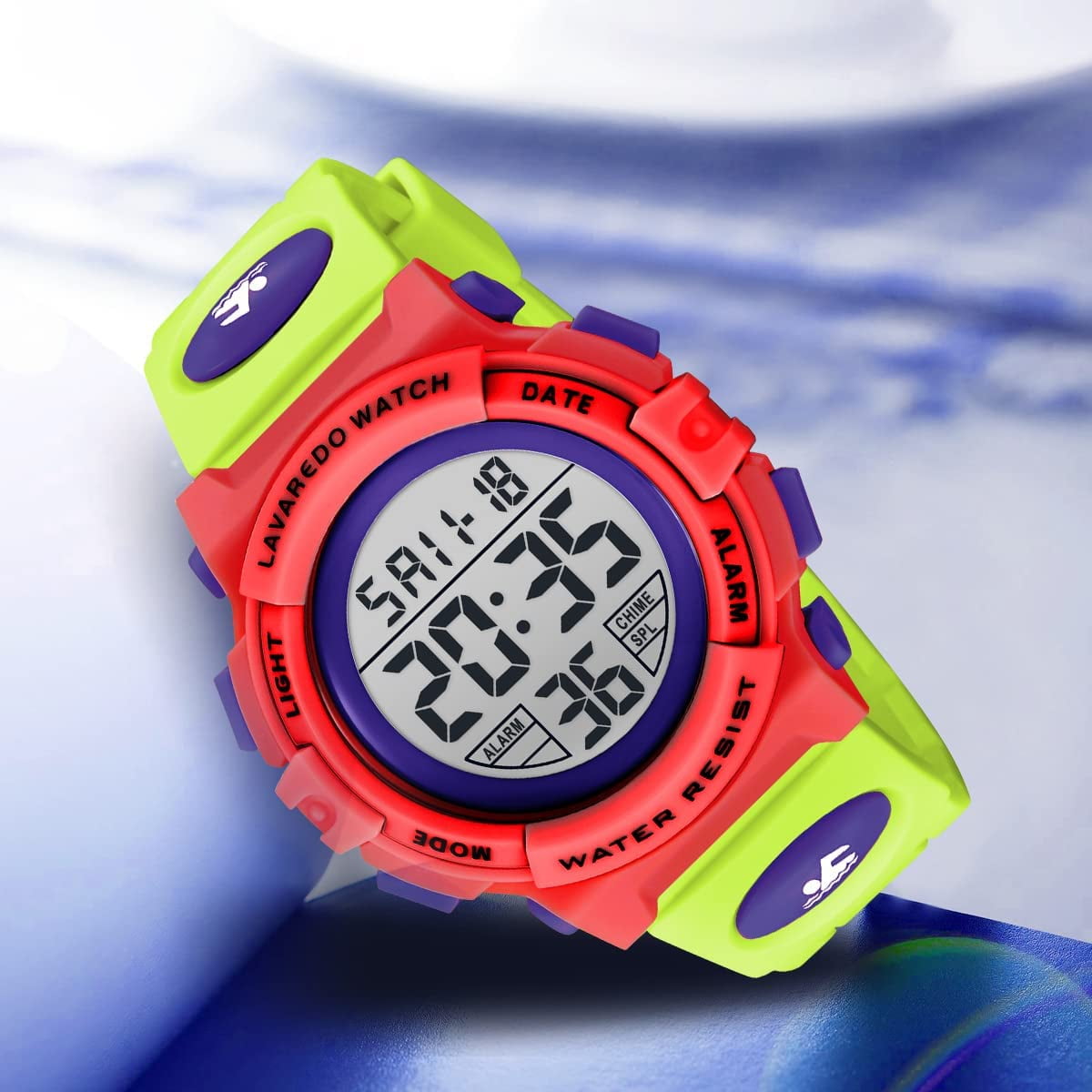 Kids Digital Sports Watch for Age 4-15 Waterproof Watches with Alarm Stopwatch Wrist Watches for Boys Girls Birthday Chriatmas Gift for Kids - Image 5