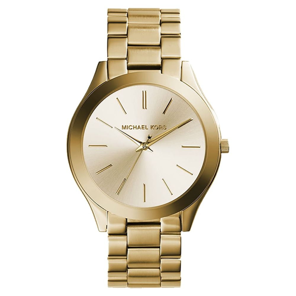 Michael Kors Women's Slim Runway Gold-Tone Watch 42mm MK3179 - Image 3