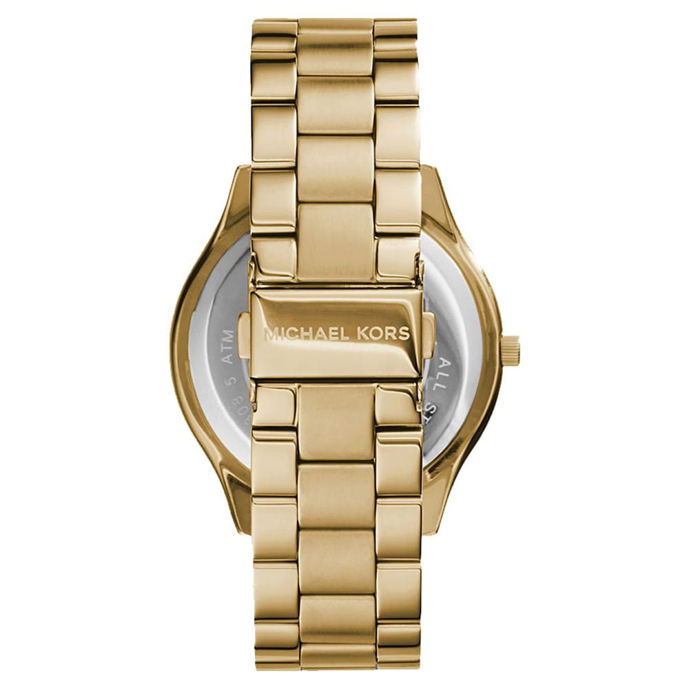 Michael Kors Women's Slim Runway Gold-Tone Watch 42mm MK3179 - Image 2