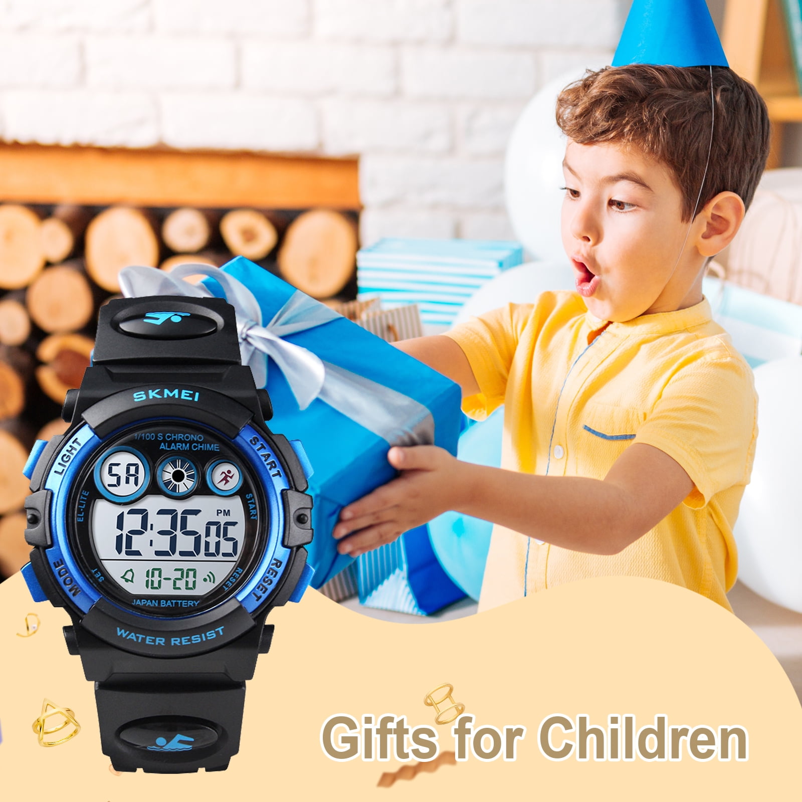 SKMEI Digital Watch, 50M Waterproof Led Watches For Ages 5-13 Sports, LED Light - Image 5