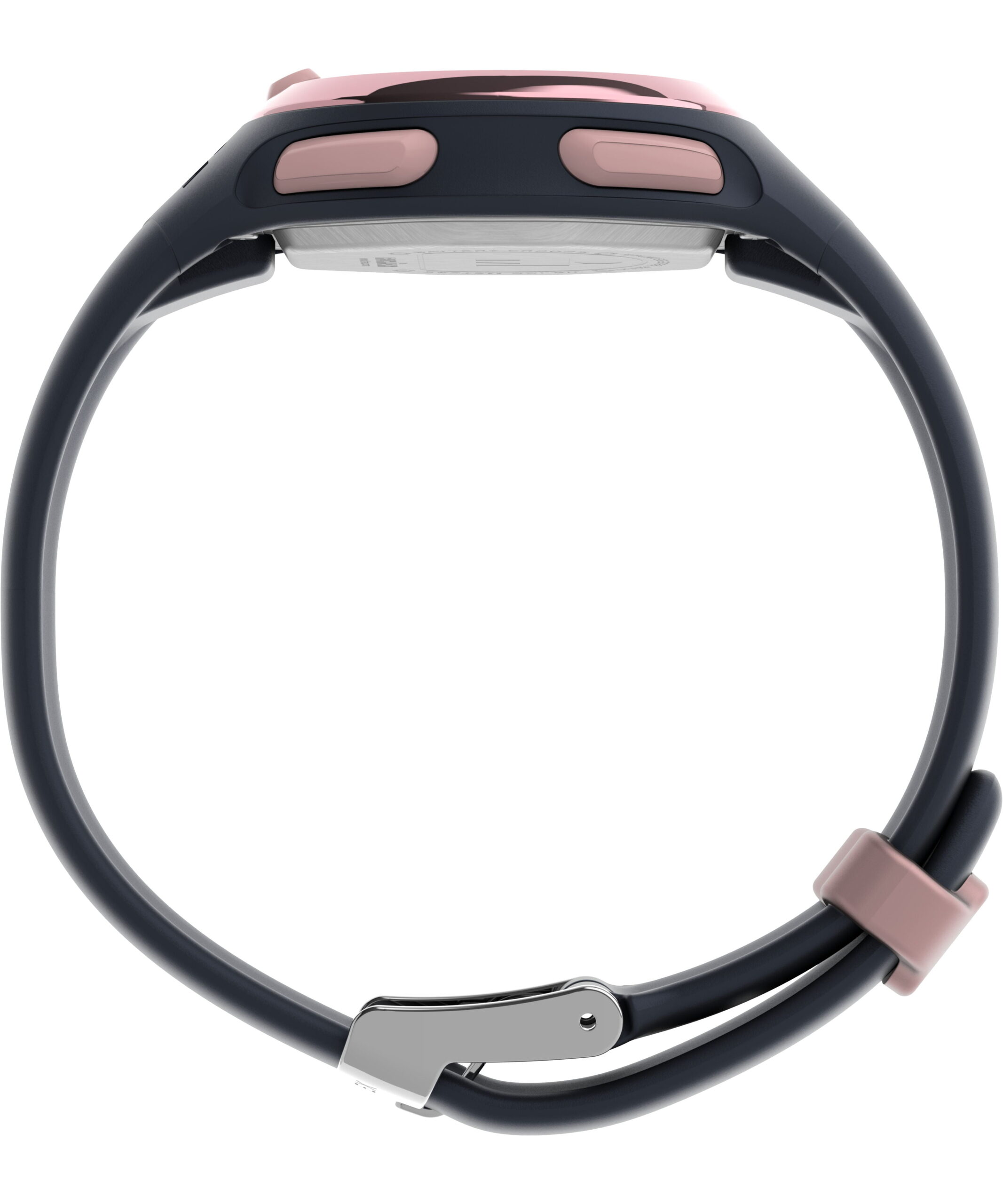 Timex Women's Ironman Transit 33mm Blue/Rose Gold-Tone Watch, Resin Strap - Image 4