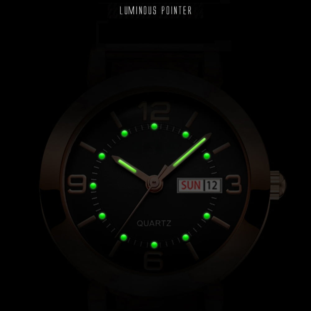 Women's Watch with Stainless Steel Strap, Calendar and Luminous Light - Image 3